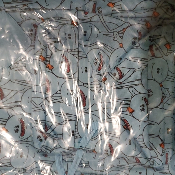 Concept One Rick & Morty Backpack~ Mr. Meeseeks Book Bag~ Blue Adult Swim - Picture 4 of 6
